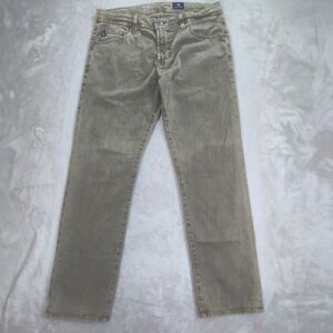 AG Jeans Adriano Goldschmied The Tellis Modern Slim Khaki Pants‎ Men's 34x28